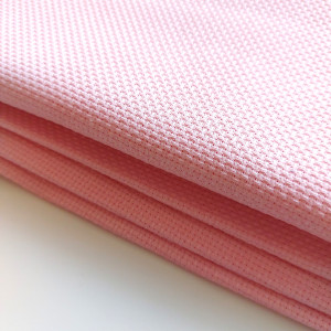 Aida Fabric Pure Cotton - Width 140 cm - Pink